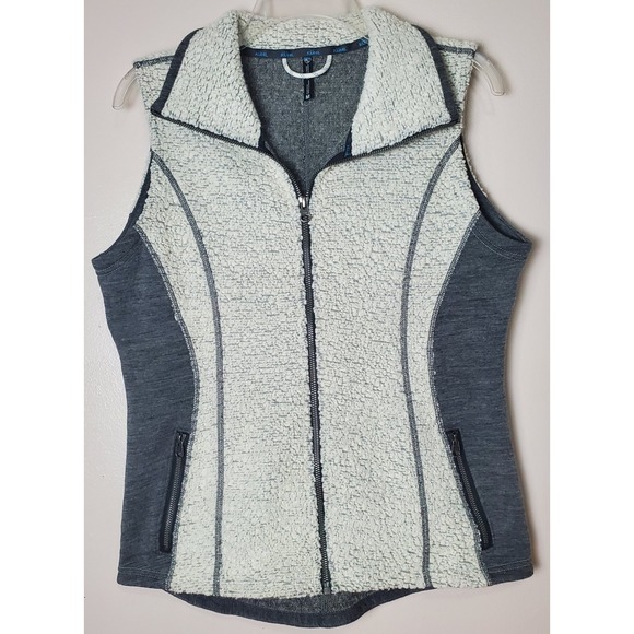 Kuhl Jackets & Blazers - Kuhl Women's Kozet Vest Wool Blend Gray White Fleece Medium Athleisure Gorpcore